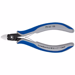 Knipex 79 22 125, Pince diagonale, Sulfate de chondroïtine, Plastique, Bleu, Gris, 125 mm, 60 g