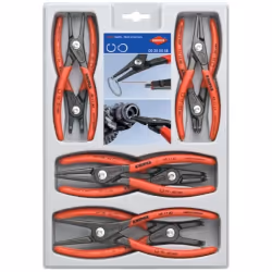 Knipex 00 20 04 SB, Ensemble de pinces, Rouge, 1,27 kg