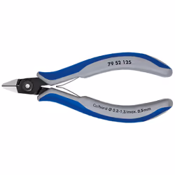 Knipex 79 52 125, Pince diagonale, Sulfate de chondroïtine, Plastique, Bleu, Gris, 125 mm, 58 g