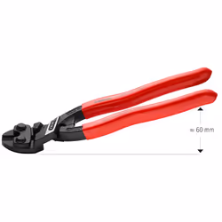 Knipex 71 41 200, Pince coupe-boulon, 6 mm, Sulfate de chondroïtine, Plastique, Rouge, 200 mm