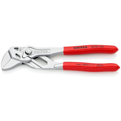 Knipex - Pince-clé plate - chromée, 150 mm - sur carte, sous blister 86 03 150 sb