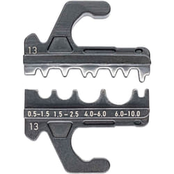Knipex - 97 39 13 Matrice de sertissage pour cosses tubulaires, cosses de câble à sertir et cosses à presser non isolées selon din 46234 et din 46235