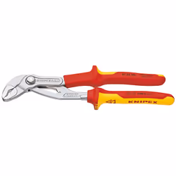 Knipex 87 26 250, Pince à rainure et languette, 5 cm, 4,6 cm, Sulfate de chondroïtine, Rouge, Jaune, 250 mm