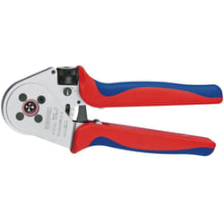 Knipex - 97 52 65 a Pince à sertir à quatre points pour contacts tournés avec gaines bi-matière chromée 250 mm
