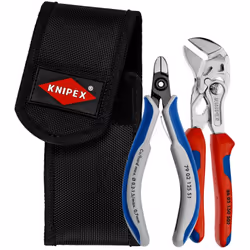 Knipex 00 19 72 V01, Bleu, Rouge, 345 g, 73 mm, 56 mm, 2 outils