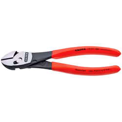 Knipex TwinForce, Pince diagonale, Sulfate de chondroïtine, Plastique, Rouge, 180 mm, 255 g