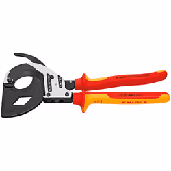 Knipex 95 36 320, Pince coupante de côté, 6 cm, Acier, Plastique, Rouge, Jaune, 320 mm
