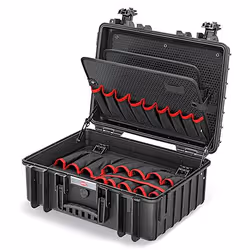 Knipex 00 21 35 LE, Noir, Polypropylène (PP), Résistant à la poussière, Résistant aux chocs, Résistant à l’eau, 470 mm, 370 m ...