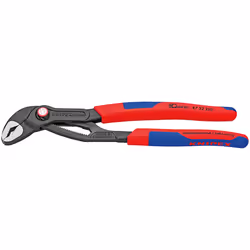 Knipex 87 22 250, Pince à rainure et languette, 5 cm, 4,6 cm, Sulfate de chondroïtine, Bleu, Rouge, 250 mm