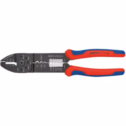 97 32 240 SB Pince à sertir . Avec trous filetés pour la coupe de tiges filetées en cuivre ou en laiton M 2,6; M 3; M 3,5; M  ...