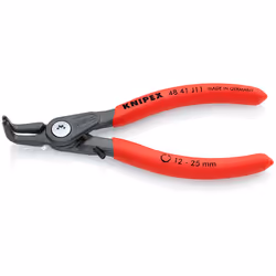 Knipex 48 41 J11, Pince à anneau de retenue, Acier, Plastique, Rouge, 130 mm, 105 g