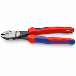 Knipex 74 02 200 T, Pinces coupantes diagonales, 4,2 mm, Sulfate de chondroïtine, Plastique, Bleu, Rouge, 200 mm