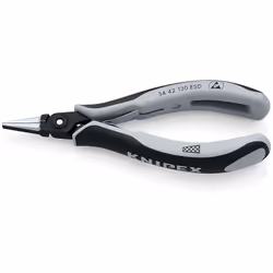 Knipex 34 42 130 ESD, Pince pression, Acier, Noir, Gris, 130 mm, 61 g