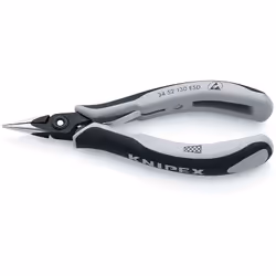 Knipex 34 52 130 ESD, Sulfate de chondroïtine, Noir, Gris, 130 mm, 61 g