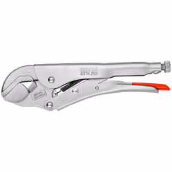 Knipex 40 14 250, Pince à etau, 4,5 cm, Chrome, Acier zingué, Acier, Acier inoxydable, 250 mm