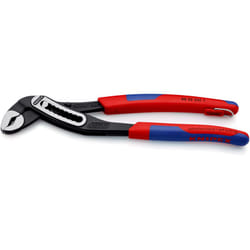 Alligator® avec oeillet de fixation noir atramenté, avec gaines minces à plusieurs composants, avec oeillet de fixation intégré pour la mise en place
