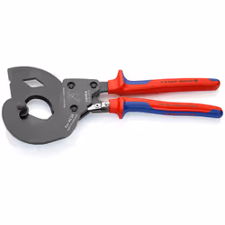 Knipex 95 32 340 SR, Pince coupante de côté, 3,2 cm, Acier, Bleu, Rouge, 340 mm, 1,3 kg