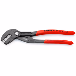 La Pince à colliers autoserrants 180 mm de KNIPEX (référence 8551180ASB) est un outil essentiel pour les professionnels. Sa c ...