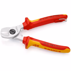 Knipex 95 16 165 T Pince à sertir Noir, Jaune