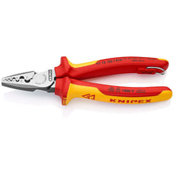Knipex 97 78 180 T Pince à sertir Outil combiné Rouge, Jaune