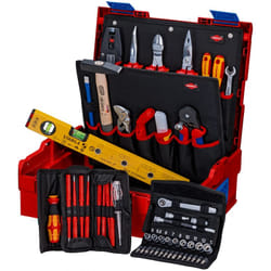 Knipex 00 21 19 LB E Caisse à outils pour mécanicien 63 outils