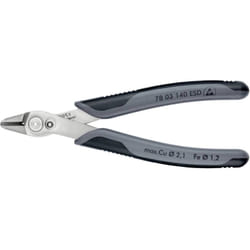 Knipex - Super-Knips 78 03 140 esd antistatique (esd) Pince coupante pour circuits imprimés 140 mm