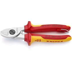 Knipex - coupe-câbles avec oeillet de fixation chromé, isolé avec gaines multi-composants, testé vde avec oeillet de fixation isolé intégré pour la