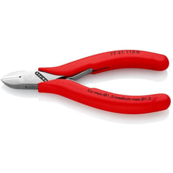 Knipex - 77 21 115 n Pince coupante de côté pour l'électronique avec charnière entrepassée gainées en plastique 115 mm
