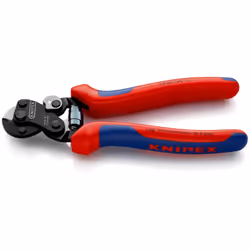Knipex 95 62 160 TC, Coupe-câbles manuel, Bleu, Rouge, Noir, Bleu, Rouge, 160 mm, 60 mm, 175 g