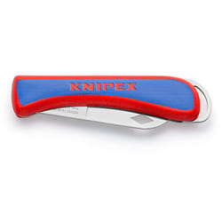 Knipex 16 20 50 SB couteau à lame rétractable Bleu, Rouge, Acier inoxydable Couteau à lame universelle