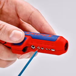 Knipex ErgoStrip Pince à Dénuder Automatique Bleu Rouge 165 mm - Vue supplémentaire 11