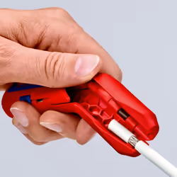 Knipex ErgoStrip Pince à Dénuder Automatique Bleu Rouge 165 mm - Vue supplémentaire 12
