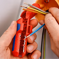 Knipex ErgoStrip Pince à Dénuder Automatique Bleu Rouge 165 mm - Vue supplémentaire 17