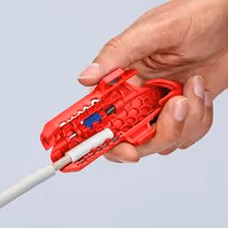 Knipex ErgoStrip pince à dénuder Bleu, Rouge