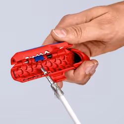 Knipex ErgoStrip Pince à Dénuder Automatique Bleu Rouge 165 mm - Vue supplémentaire 6