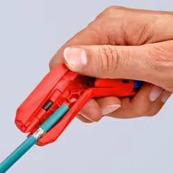 Knipex ErgoStrip Pince à Dénuder Automatique Bleu Rouge 165 mm - Vue supplémentaire 7