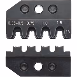 97 49 28 Matrice de sertissage Application : connecteurs de la gamme AMP Superseal 1.5 series de Tyco Electronics. - Applicat ...