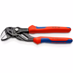 Knipex 86 02 180, 4 cm, Plastique, Bleu, Rouge, 43 mm, 180 mm, 14 mm