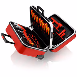 Knipex 98 99 15, Noir, Rouge, Acrylonitrile-Butadiène-Styrène (ABS), Aluminium, 490 x 210 x 370 mm, 520 mm, 290 mm, 435 mm