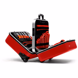 Knipex 98 99 15 Boîte à outils Noir, Rouge Acrylonitrile-Butadiène-Styrène (ABS), Aluminium - Vue supplémentaire 4