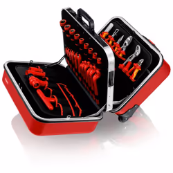 Knipex 98 99 15 Boîte à outils Noir, Rouge Acrylonitrile-Butadiène-Styrène (ABS), Aluminium - Vue supplémentaire 6