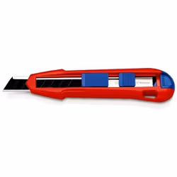 Knipex CutiX® Noir, Bleu, Rouge Couteau à lame universelle