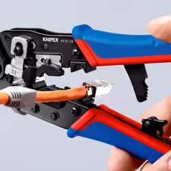Knipex 97 51 13 Pince à sertir Noir, Bleu, Rouge - Vue supplémentaire 12