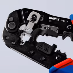 Knipex 97 51 13 Pince à sertir Noir, Bleu, Rouge - Vue supplémentaire 13