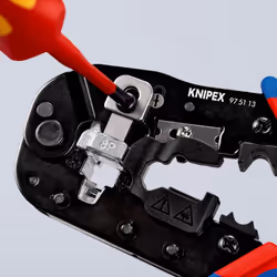 Knipex 97 51 13 Pince à sertir Noir, Bleu, Rouge - Vue supplémentaire 14