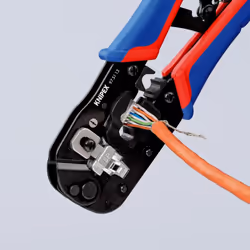 Knipex 97 51 13 Pince à sertir Noir, Bleu, Rouge - Vue supplémentaire 6