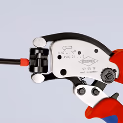 Knipex 97 53 19 Pince à sertir Noir, Bleu, Rouge - Vue supplémentaire 10