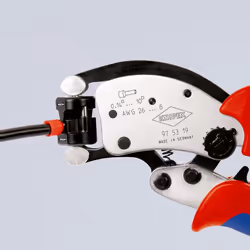 Knipex 97 53 19 Pince à sertir Noir, Bleu, Rouge - Vue supplémentaire 11