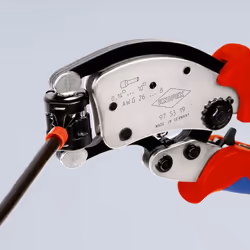 Knipex 97 53 19 Pince à sertir Noir, Bleu, Rouge - Vue supplémentaire 12