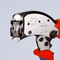 Knipex 97 53 19 Pince à sertir Noir, Bleu, Rouge - Vue supplémentaire 13